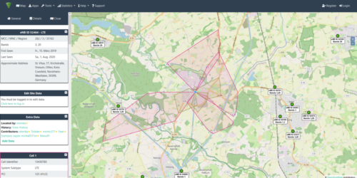 o2 Antennenausrichtung des Mobilfunkmasts auf dem Rathaus